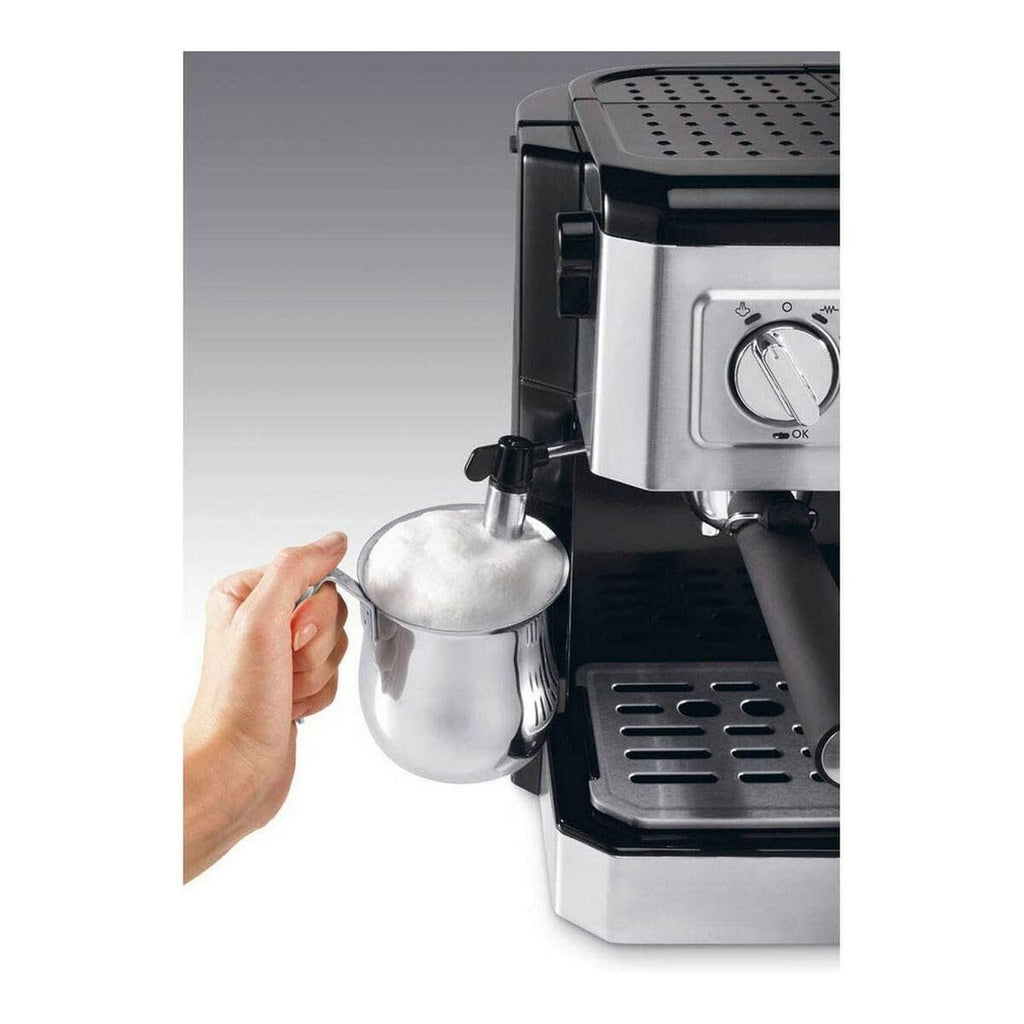 KaffiZone - 2-in-1 Kaffeemaschine, Schwarz, Metallig - KaffiZone