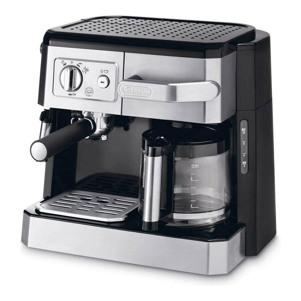 KaffiZone - 2-in-1 Kaffeemaschine, Schwarz, Metallig - KaffiZone
