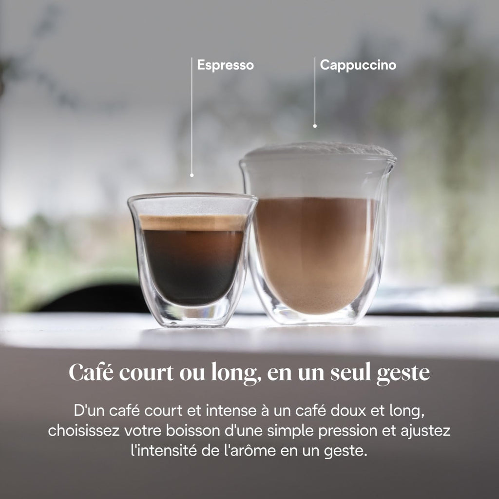 KaffiZone - Magnifica S - Perfetti automatische Kaffeemaschine mit manuellem Milchschäumer, Schwarz - KaffiZone