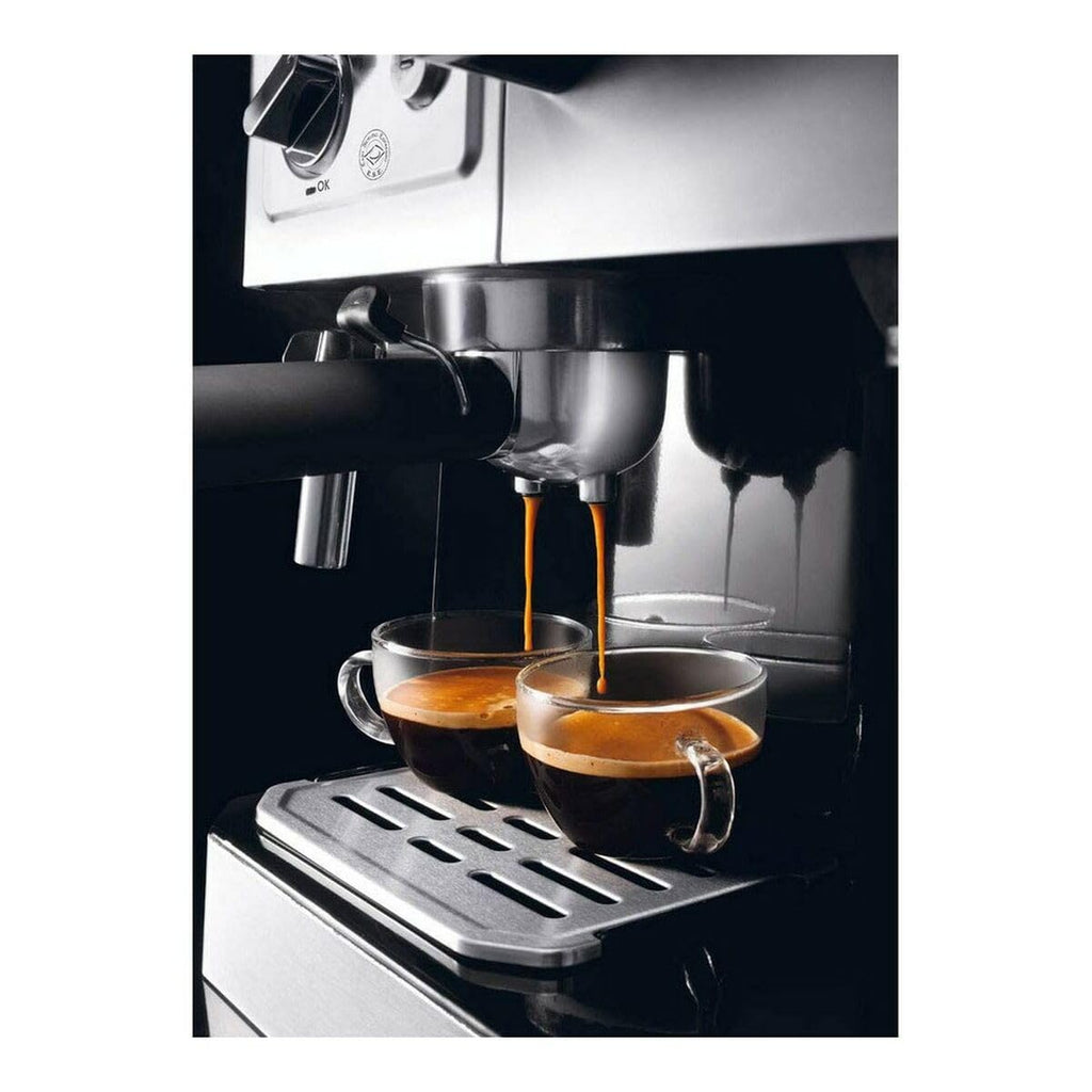 KaffiZone - 2-in-1 Kaffeemaschine, Schwarz, Metallig - KaffiZone